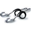 Tie Down Engineering Tie Down Engineering 36" Blk Vinyl Jacketed Hitch Cables, S-Hooks, PR 59548